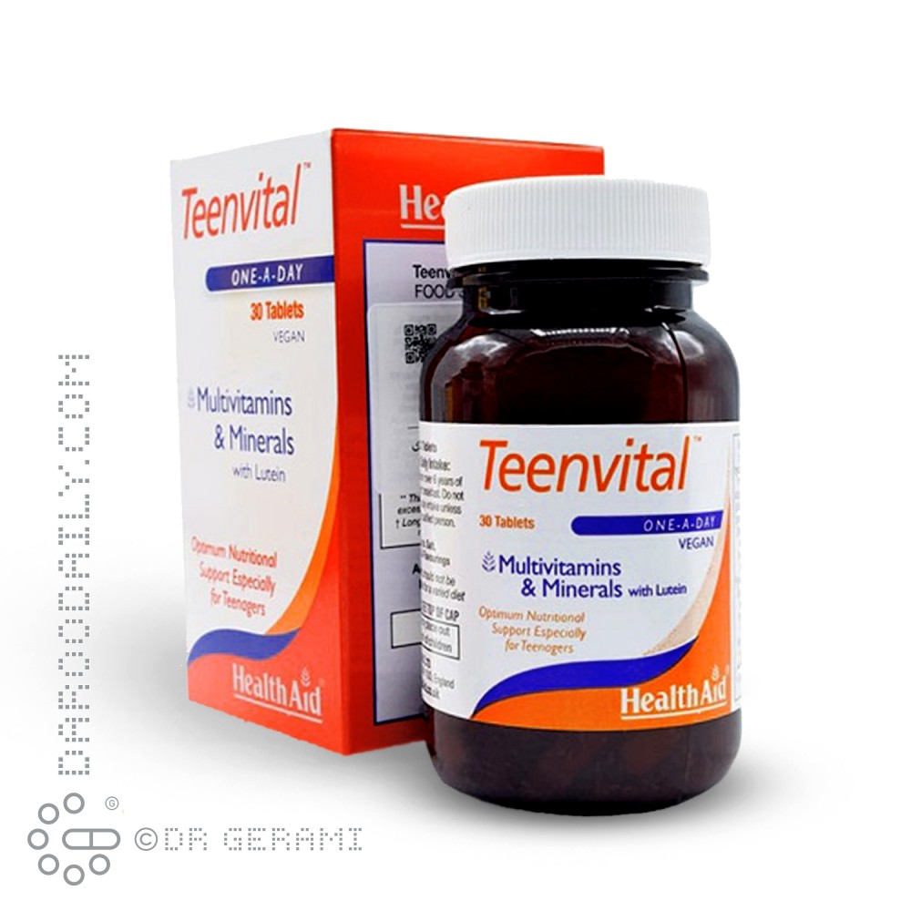 قرص مولتی ویتامین تین ویتال هلث اید 30 عددی