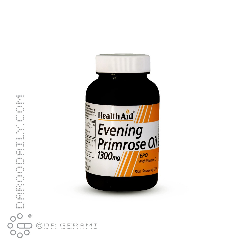 کپسول روغن گل مغربی 1300 میلی گرمی هلث اید 60 عددی