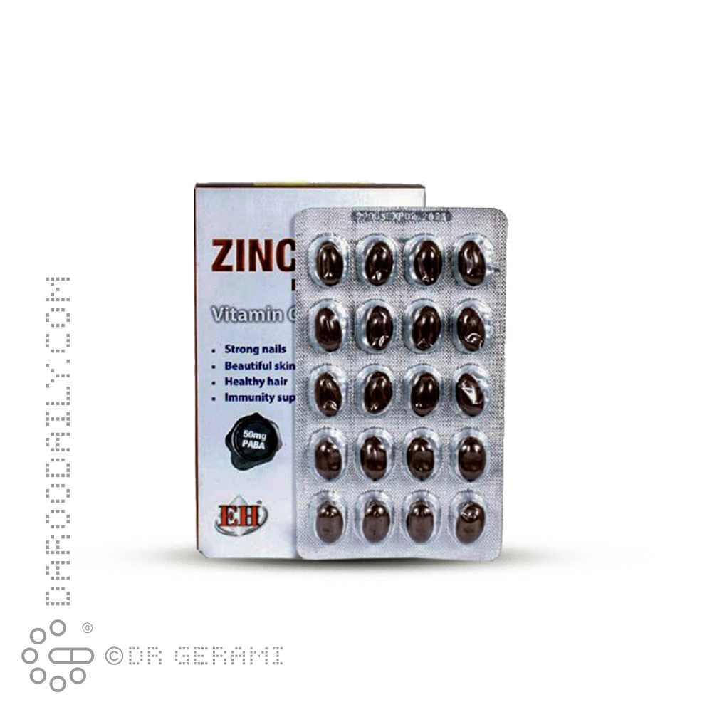 کپسول زینک پلاس پابا 15 میلی گرمی اکسترا هپینس فیشر 40 عددی