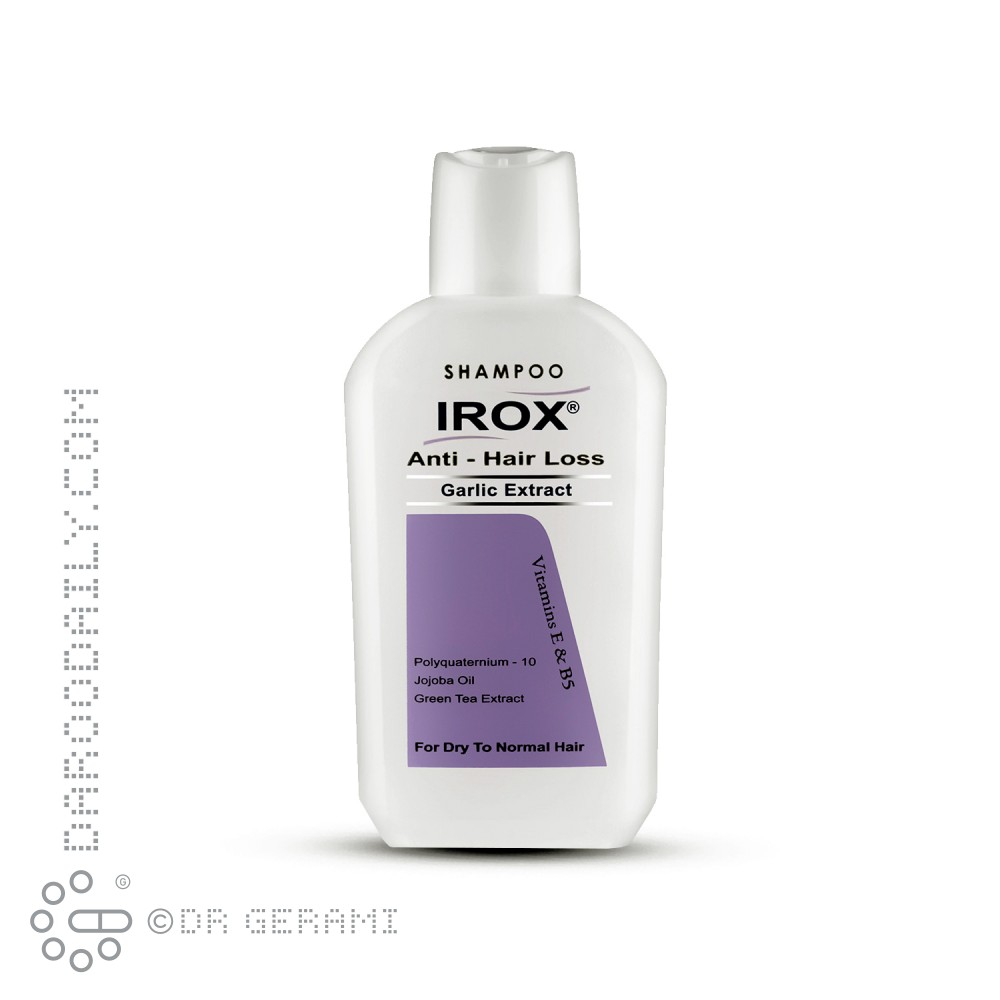 شامپو ضد ریزش مو حاوی سیر ایروکس ۲۰۰ گرمی