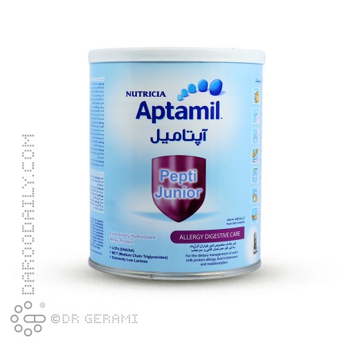 شیر خشک آپتامیل پپتی جونیور نوتریشیا ۴۰۰ گرمی