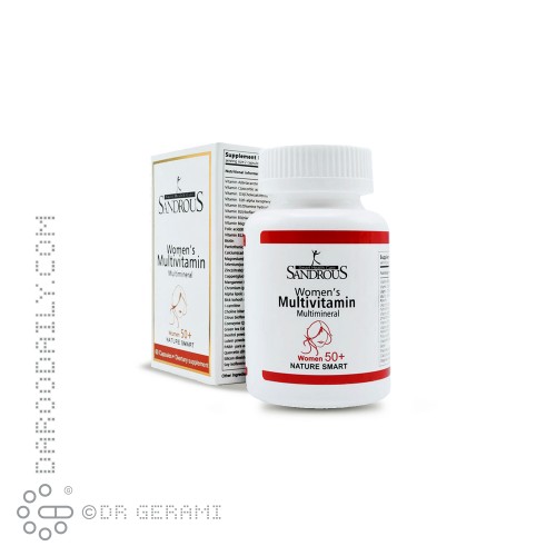 کپسول مولتی ویتامین مولتی مینرال بانوان +50 سندروس 60 عددی