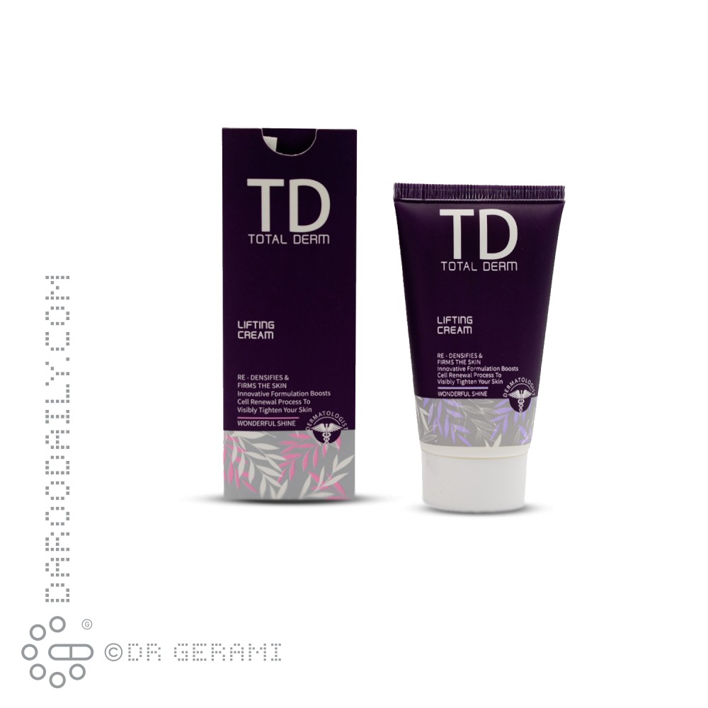 کرم ضد چروک و لیفتینگ توتال درم ۵۰ میلی لیتری