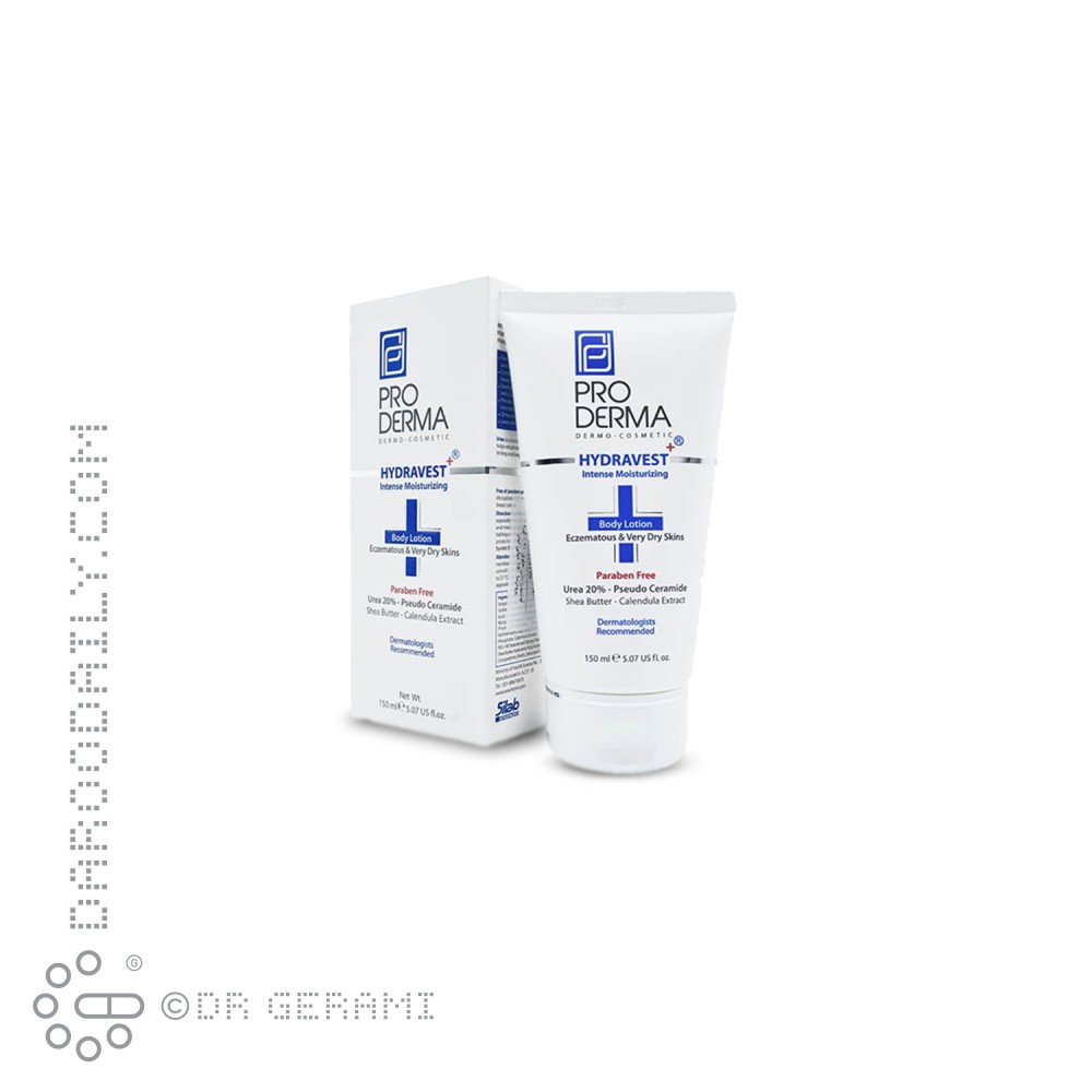 لوسیون بدن حاوی 20 درصد اوره پرودرما 150 میلی لیتری