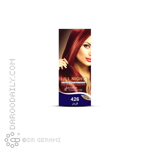 کیت رنگ موی قرمز لی لی نایت شماره 426