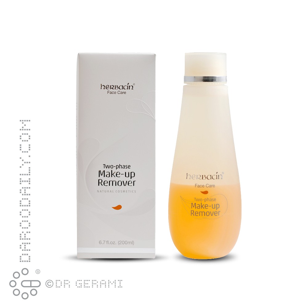 محلول پاک کننده آرایش دو فاز هرباسین 200 میلی لیتری