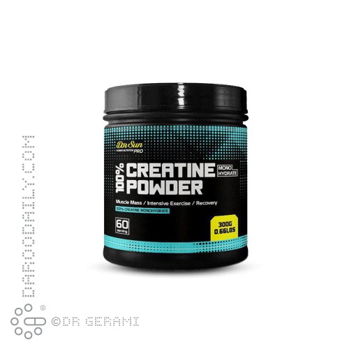 پودر کراتین مونوهیدرات دکتر سان ۳۰۰ گرمی