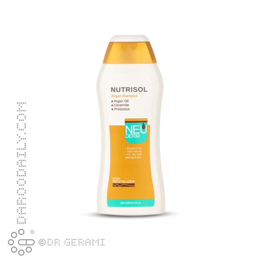 شامپو تقویتی روغن آرگان مدل Nutrisol نئودرم 300 میلی لیتری