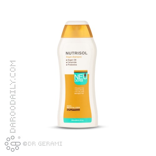 شامپو تقویتی روغن آرگان مدل Nutrisol نئودرم 300 میلی لیتری