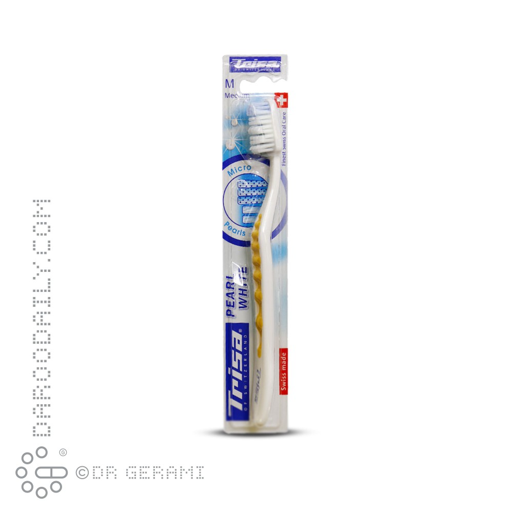 مسواک بزرگسال برس سخت مدل Pearl White تریزا