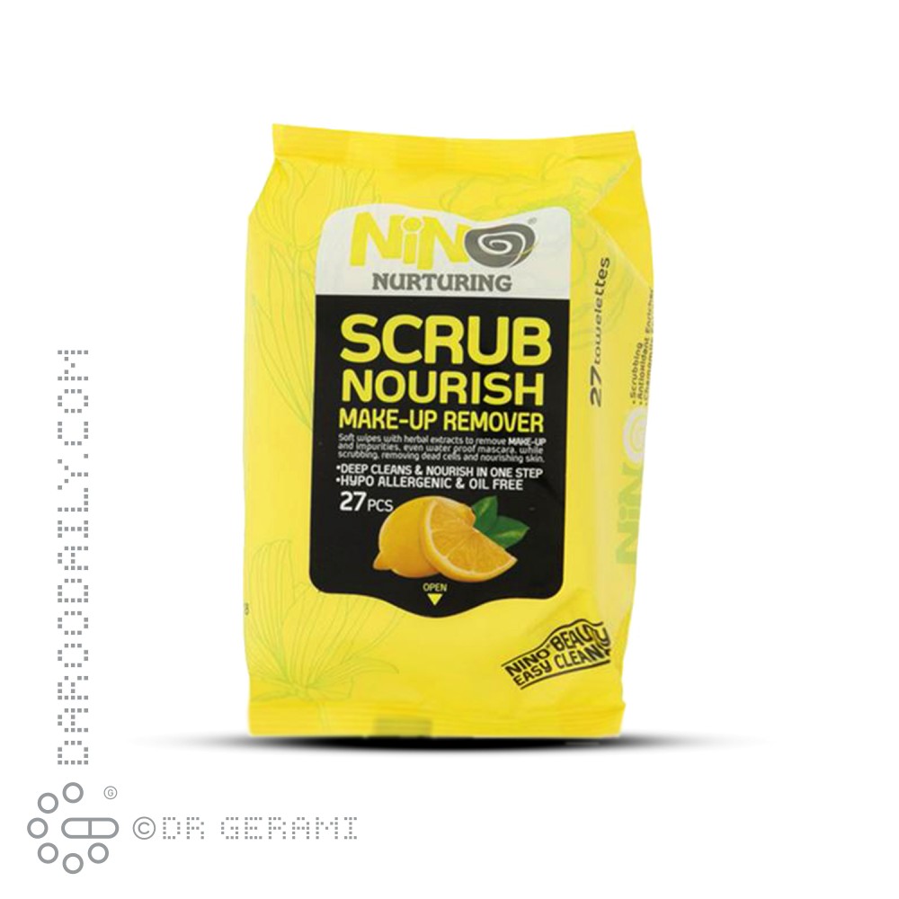 دستمال آرایش پاک کن لایه بردار نینو 27 عددی