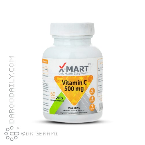قرص 500 میلی گرمی ویتامین C ایکس مارت 60 عددی