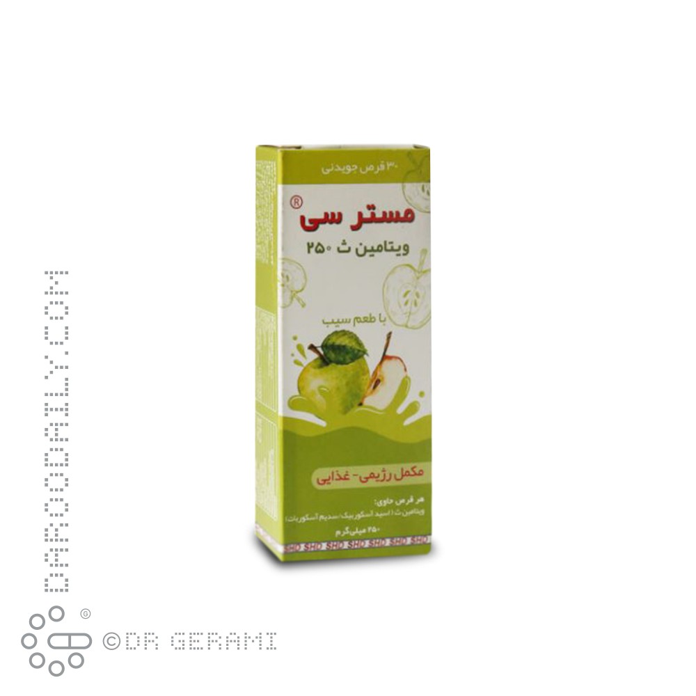 قرص جویدنی ویتامین C شهر دارو 30 عددی