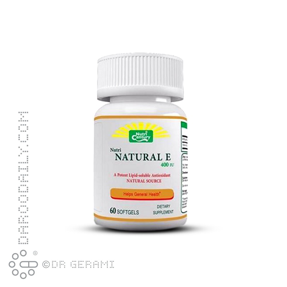 سافت ژل نوتری نچرال E نوتری سنتری 60 عددی