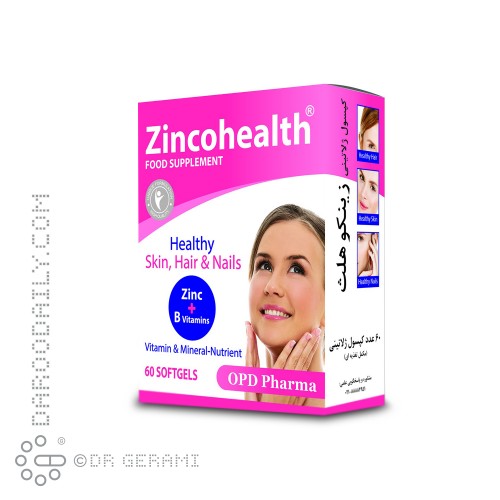 سافت ژل زینکوهلث او پی دی فارما 60 عددی