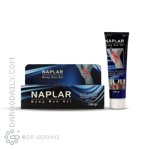 ژل خنک کننده موضعی ناپلار رستاک طب پایا 100 گرمی