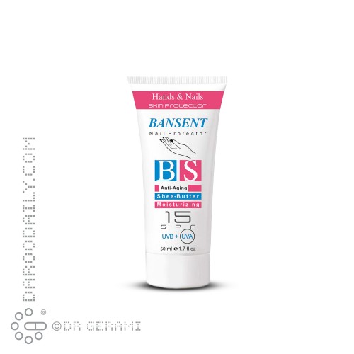 کرم مرطوب کننده و ضد آفتاب تخصصی دست و ناخن SPF15 بانسنت 50 میلی لیتری
