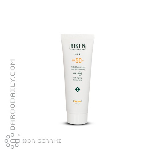 کرم ضد آفتاب رنگی پوست چرب SPF50 بیکن شماره 2