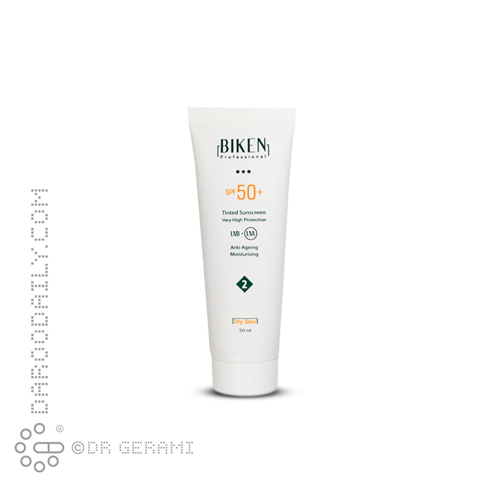 کرم ضد آفتاب رنگی پوست خشک SPF50 بیکن شماره 2