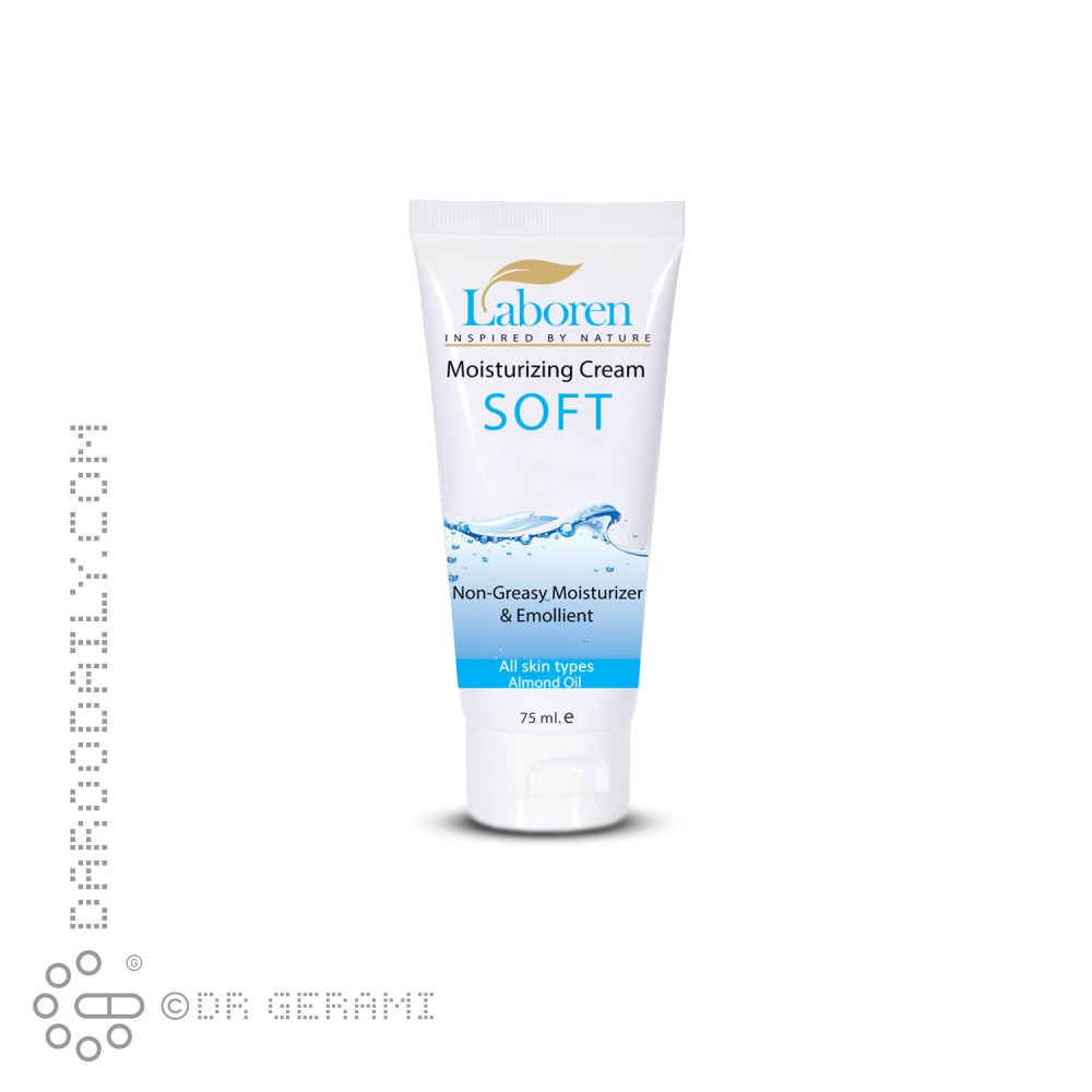 کرم مرطوب کننده پوست مدل Soft لابورن 75 میلی لیتری