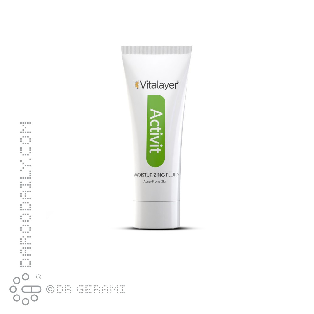 لوسیون فلوئید مرطوب کننده پوست چرب مدل Activit ویتالیر 40 میلی لیتری