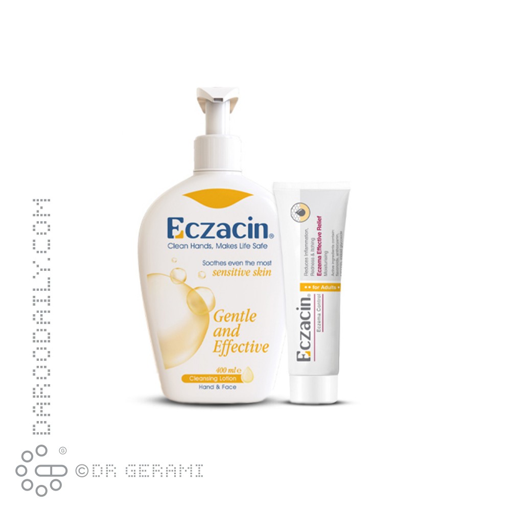 پک لوسیون شوینده و کرم اگزاسین هولیستیکا 2 عددی