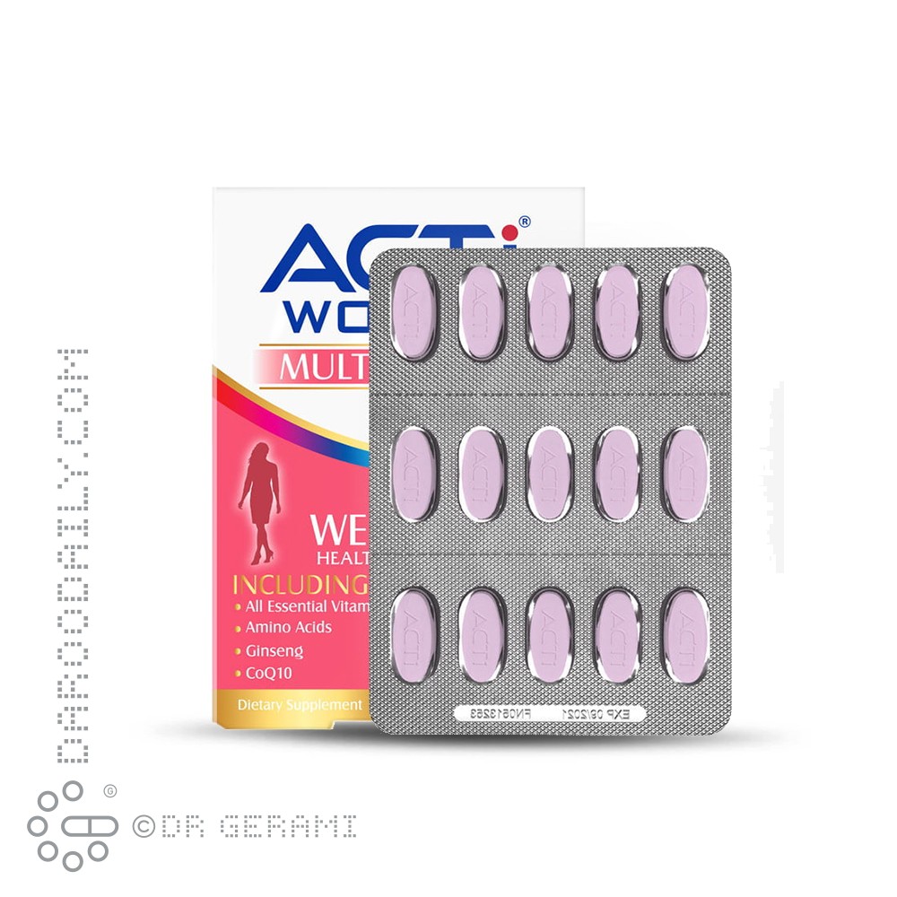قرص مولتی ویتامین اکتی وومن لیبرتی 30 عددی