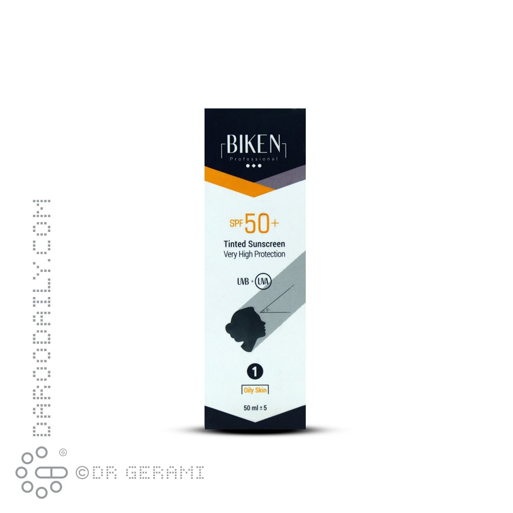 کرم ضد آفتاب رنگی پوست چرب SPF50 بیکن شماره 1