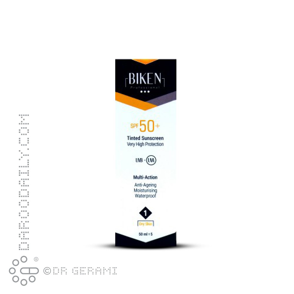 کرم ضد آفتاب رنگی پوست خشک SPF50 بیکن شماره 1