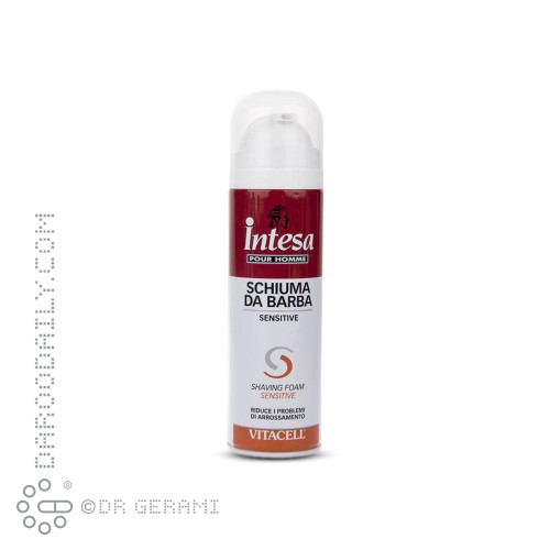 فوم اصلاح پوست حساس آقایان مدل Vitacell اینتسا 300 میلی لیتری