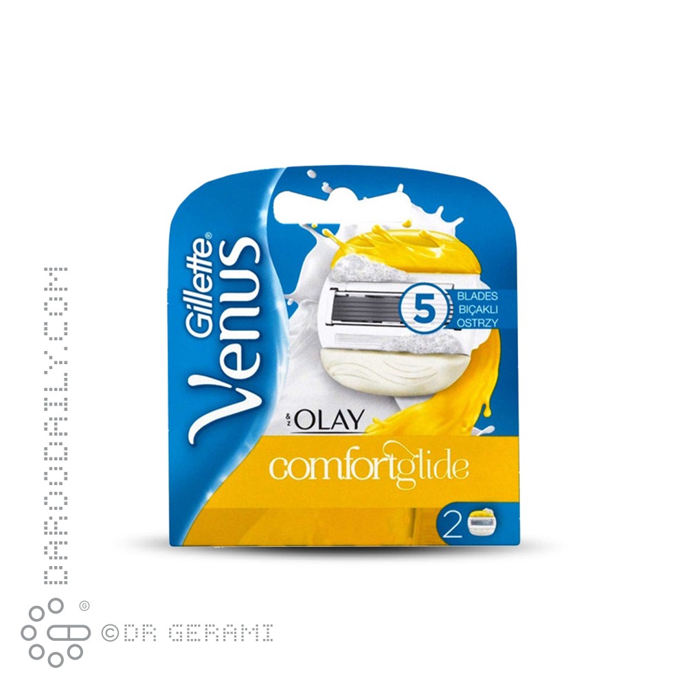 تیغ یدک اصلاح بانوان مدل Olay Comfortglide ژیلت 2 عددی