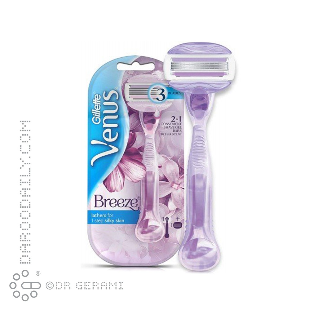 خود تراش بانوان مدل Venus Breeze ژیلت