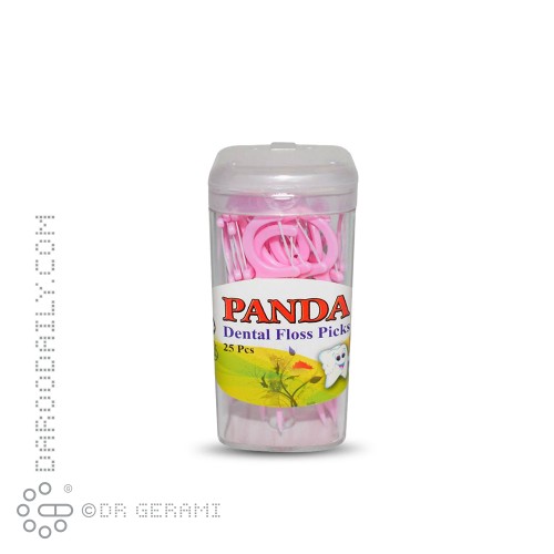 نخ دندان کمانی پاندا 25 عددی