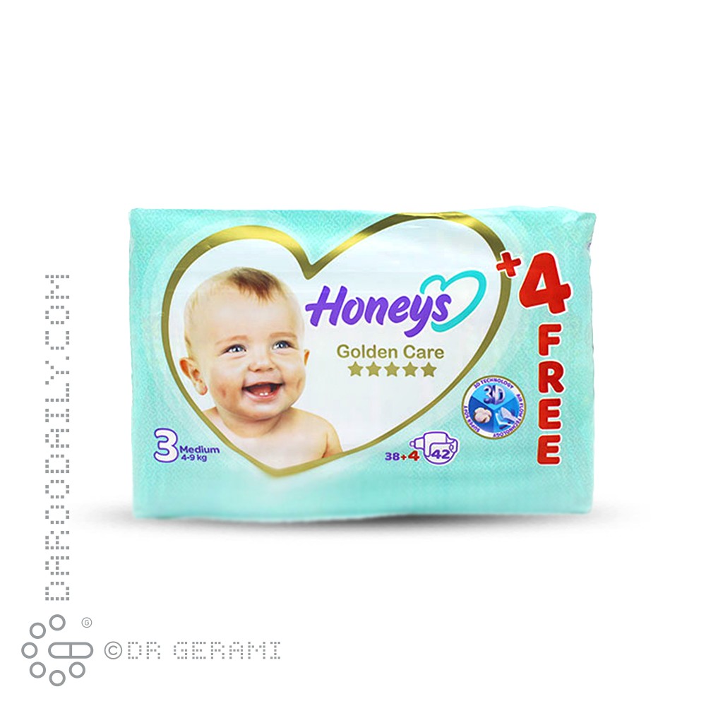 پوشک کامل کودک سایز 3 هانیز 42 عددی