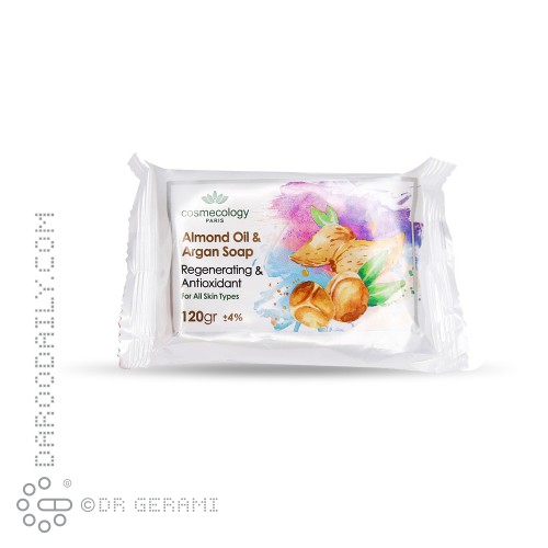 صابون روغن بادام و آرگان کاسمکولوژی 120 گرمی