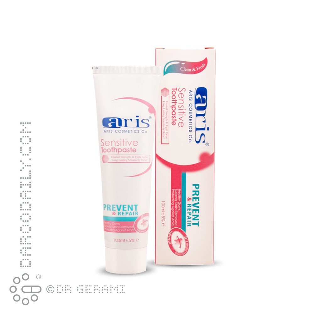 خمیر دندان محافظ دندان های حساس آریس 100 میلی لیتری