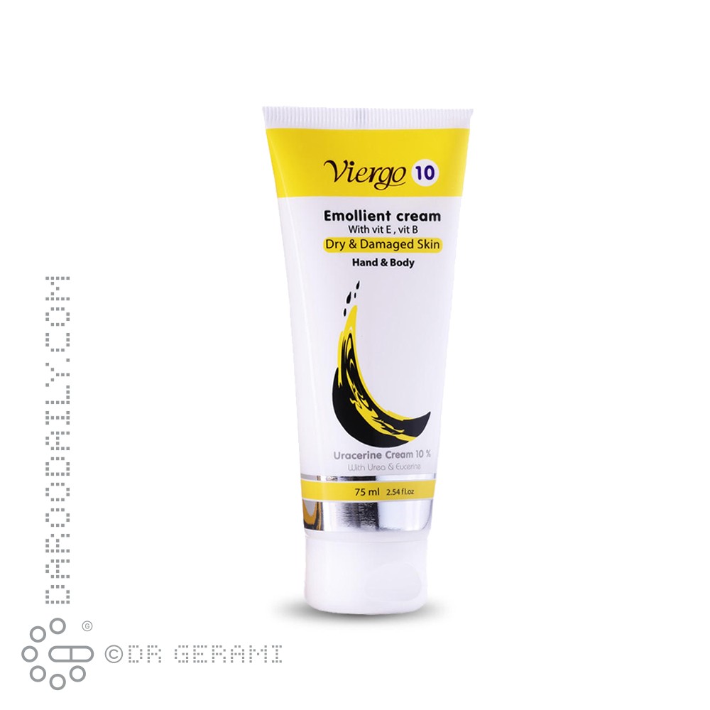 کرم نرم کننده پوست خشک حاوی اوراسرین 10 درصد ویرگو 75 میلی لیتری