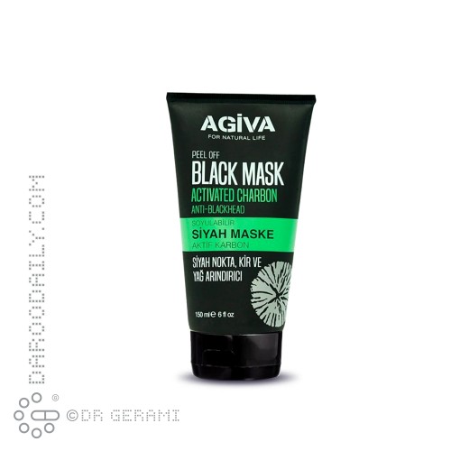 ماسک صورت مدل peel off black mask آگیوا 150 میلی لیتری