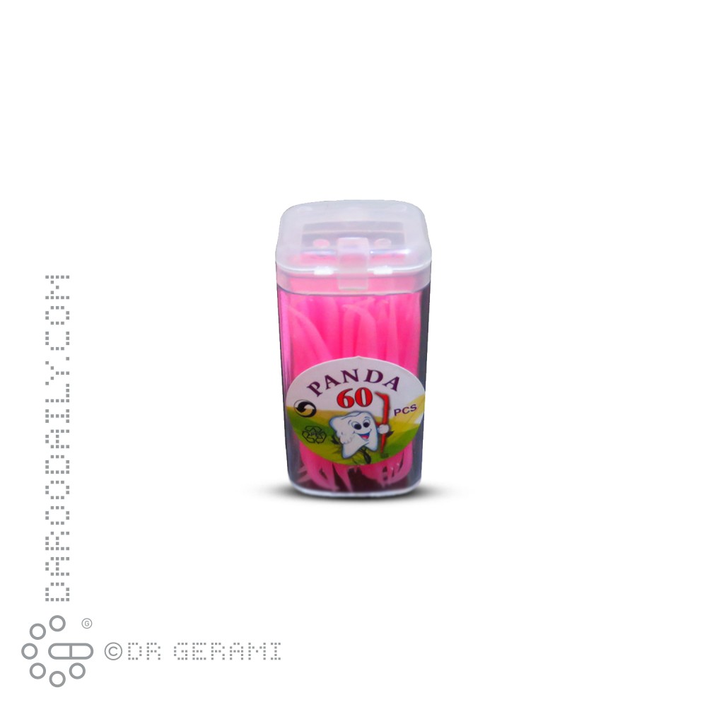 خلال دندان پلاستیکی پاندا 60 عددی