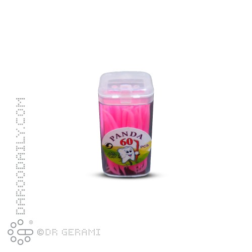 خلال دندان پلاستیکی پاندا 60 عددی