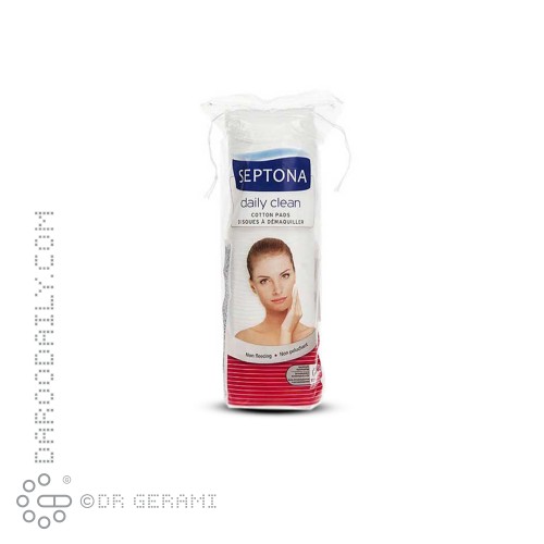 پد گرد پاک کننده آرایش صورت سپتونا 80 عددی