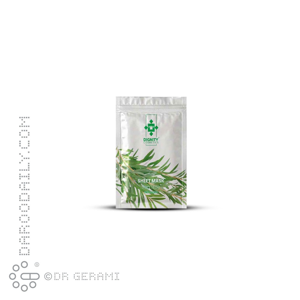 ماسک ورقه ای صورت حاوی روغن درخت چای دیگنیتی 25 گرمی