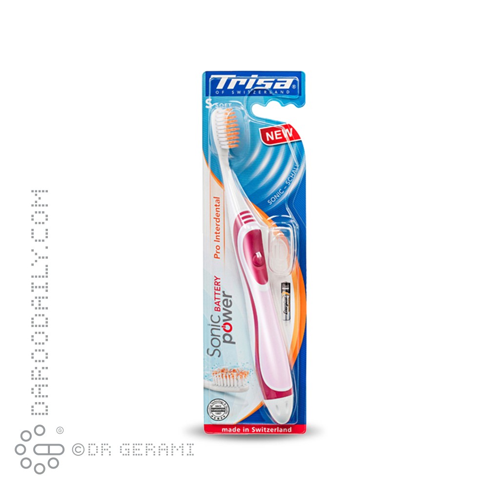 مسواک برقی با برس نرم مدل Pro Interdental سونیک پاور تریزا