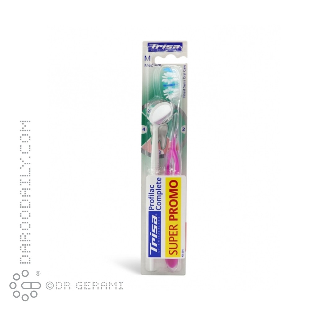 مسواک بزرگسال برس متوسط آیینه دار مدل Profilac تریزا