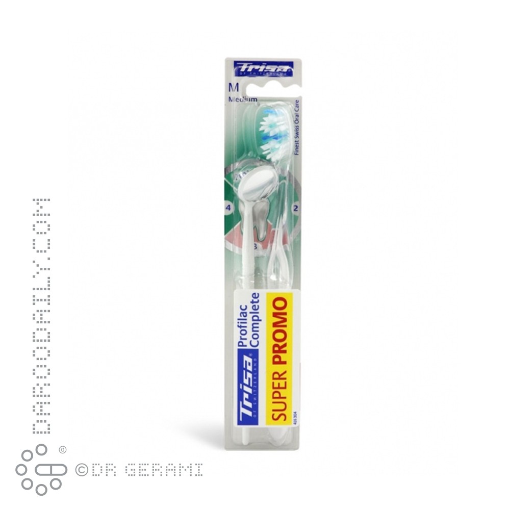 مسواک بزرگسال برس متوسط آیینه دار مدل Profilac تریزا