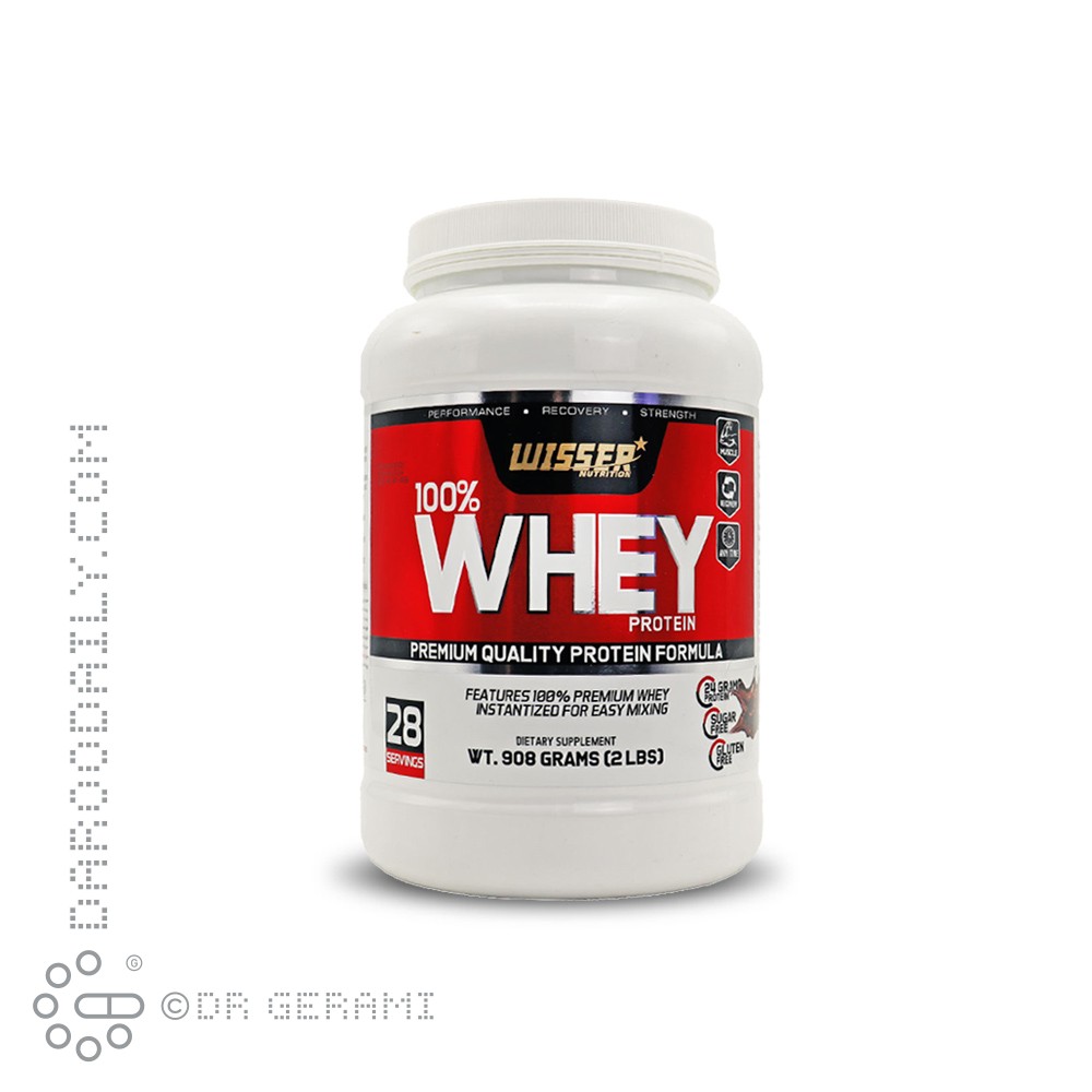 پودر پروتئین وی 100 درصد شکلاتی ویثر نوتریشن 908 گرمی