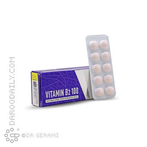 قرص 100 میلی گرمی ویتامین B2 کارن 30 عددی