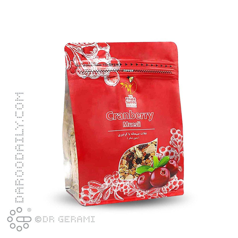 غلات صبحانه موسلی کرنبری پاوچ توت سوییت 350 گرمی