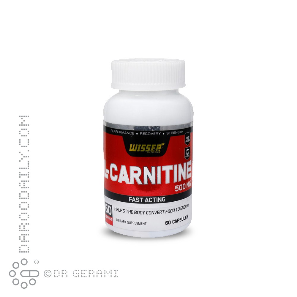 کپسول ال کارنیتین 500 میلی گرمی ویثر نوتریشن 60 عددی