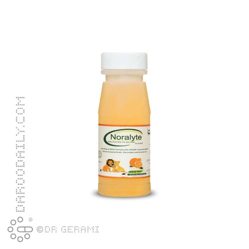 محلول الکترولیت خوراکی نورالیت و زینک نورا فار 100 میلی لیتری
